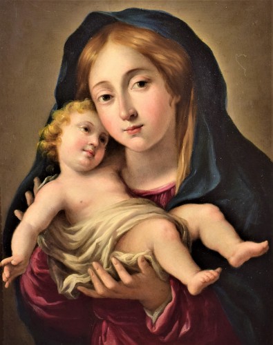 Vierge et Enfant - École italienne du XVIIe siècle